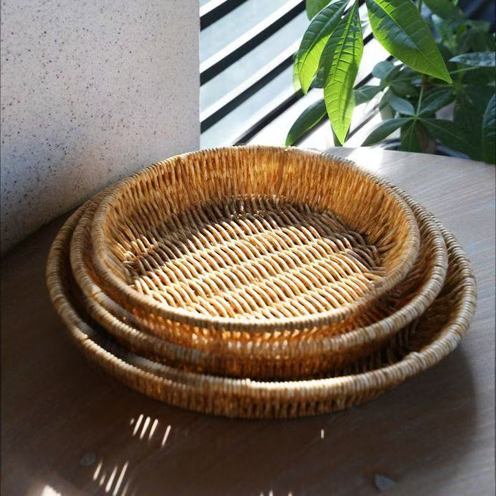 Handwoven Decorative Storage Tray Kalsten