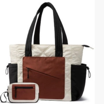 Stylish and Functional Tote Bag with Separate Cosmetic Bag Kalsten