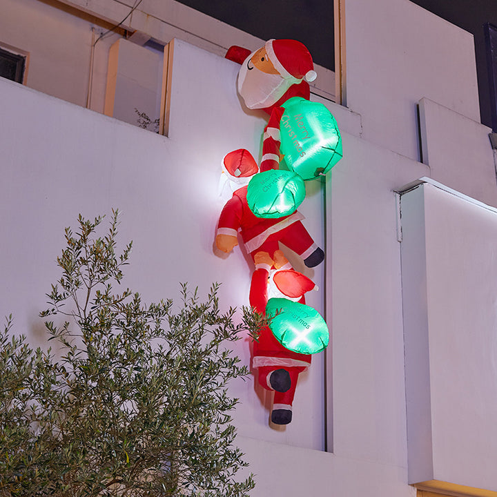 Funny Santa Climbing Figure Kalsten