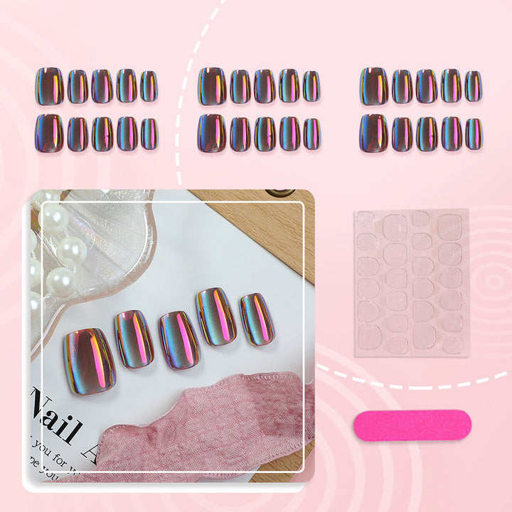 Reflective Press-On Nail Set Kalsten