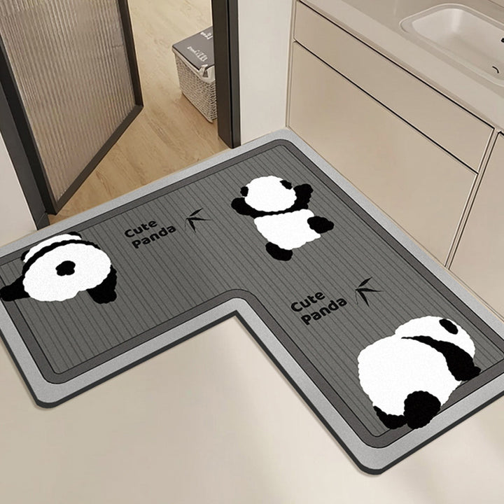 Cute Rabbit Print Bath Mat Kalsten