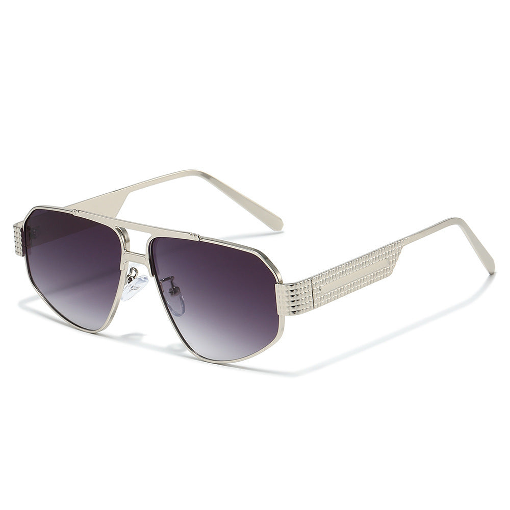 Fashion-Forward Geometric Aviator Sunglasses Kalsten