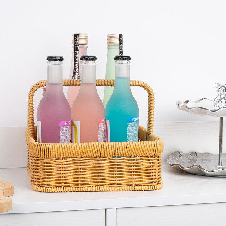 Handcrafted Natural Fiber Storage Basket Kalsten