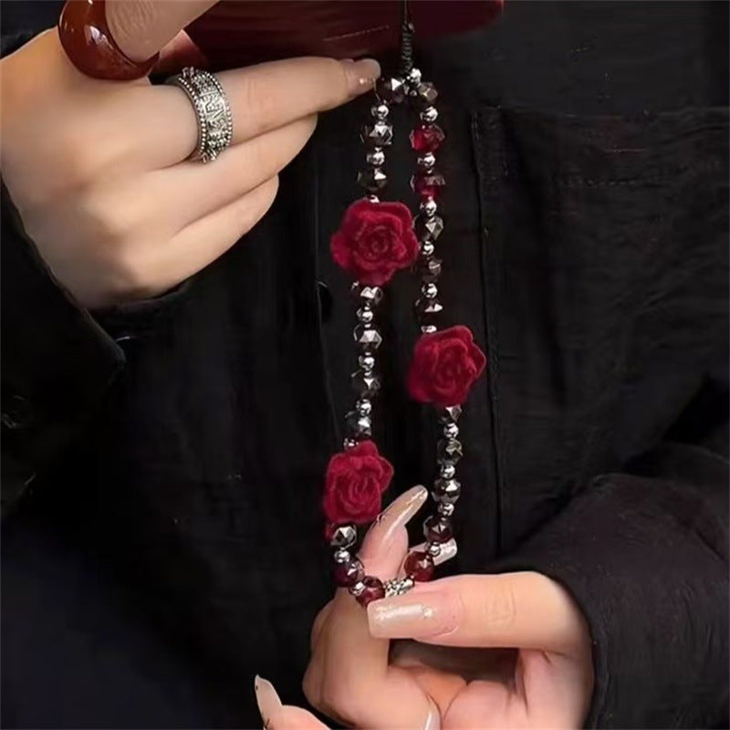 Floral Charm Phone Lanyard Kalsten