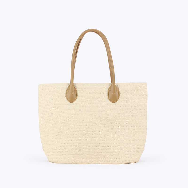 Handbag Made of Textured Natural Material Kalsten