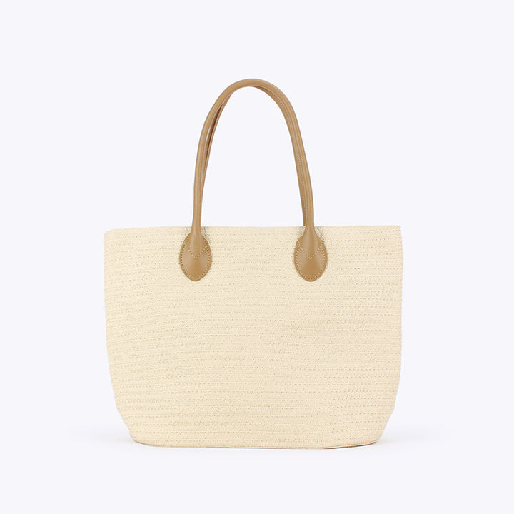 Handbag Made of Textured Natural Material Kalsten