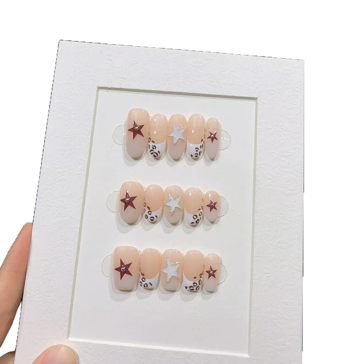 Starry Themed Press-On Nail Enhancements Kalsten