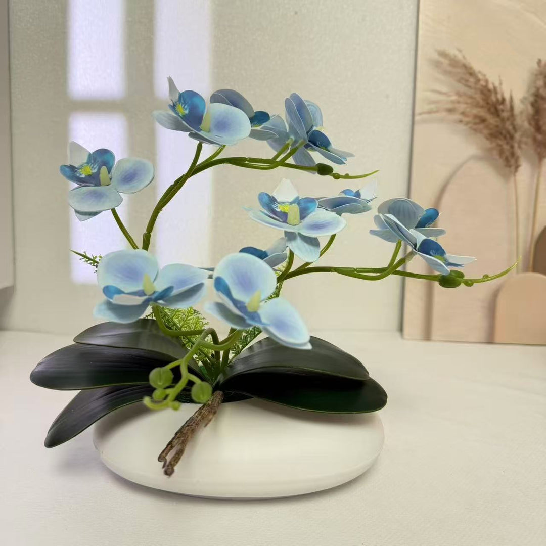 Elegant Orchid Faux Floral Arrangement