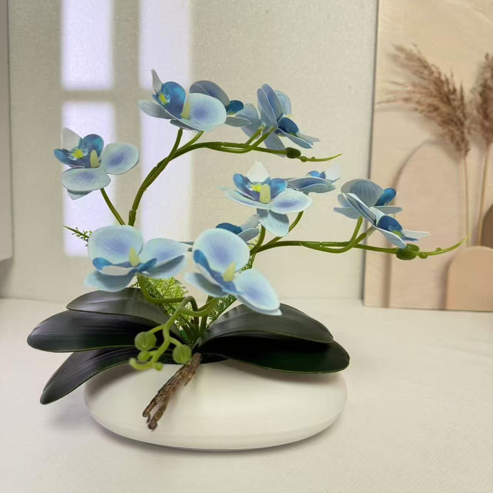 Elegant Orchid Faux Floral Arrangement