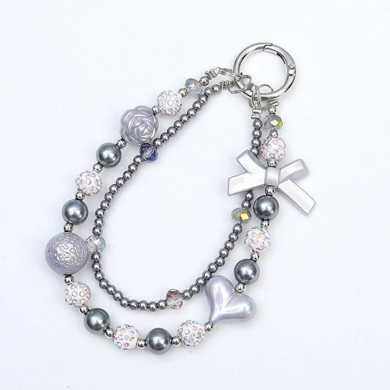 Decorative Beaded Keychain Holder Kalsten