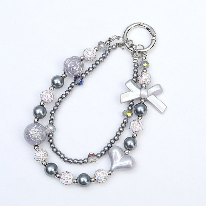 Decorative Beaded Keychain Holder Kalsten