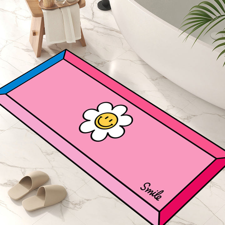 Playful Decorative Bath Mat Kalsten