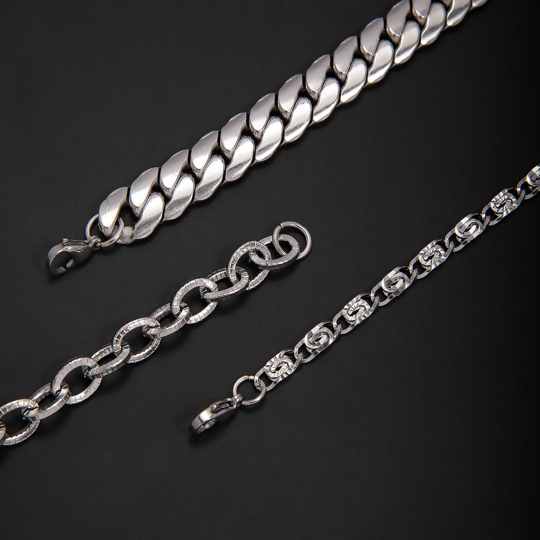 Bold Cuban Link Chain Bracelet Kalsten