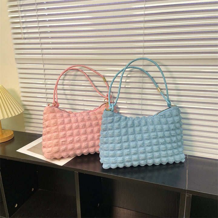 Textured Handcrafted Shoulder Bag