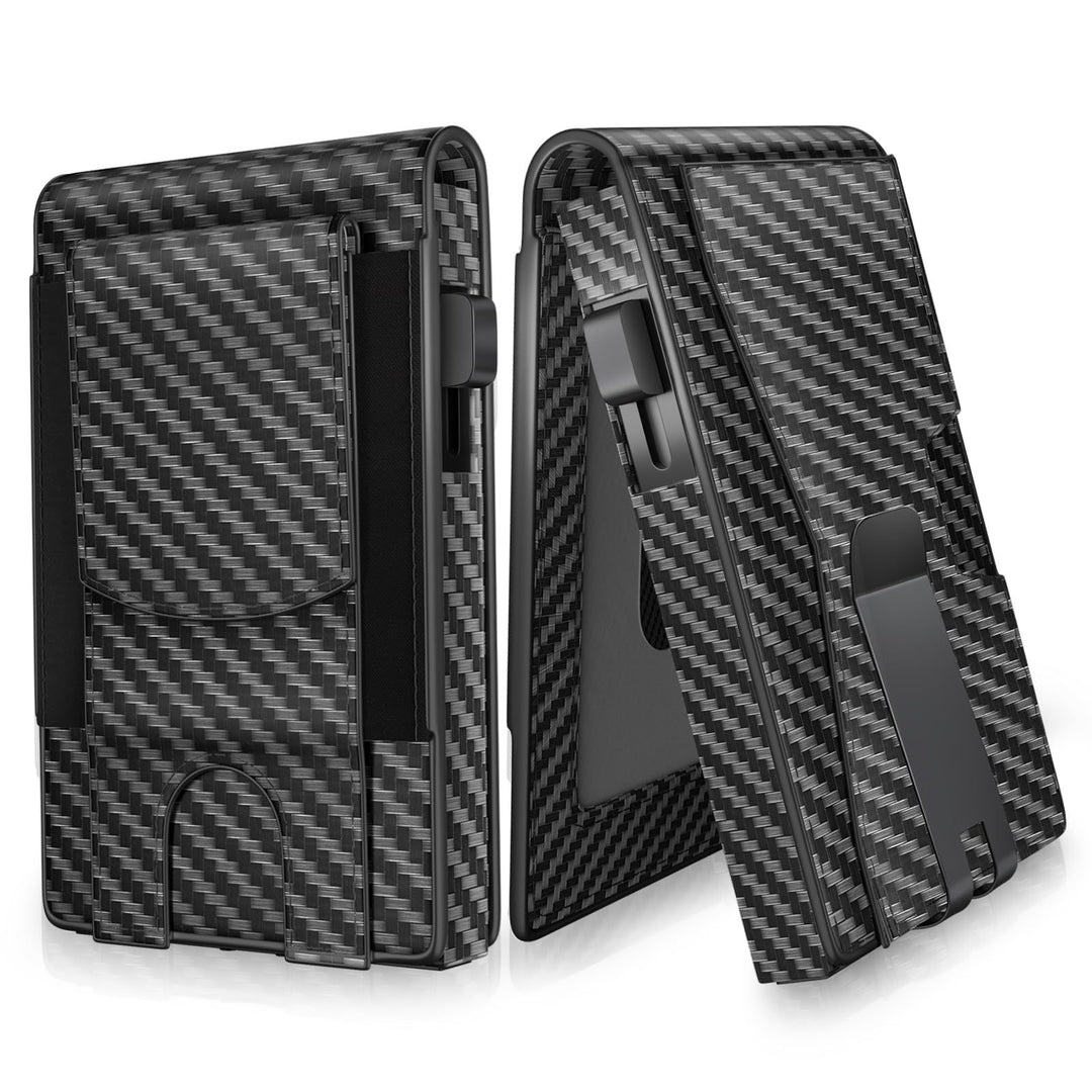 Carbon Fiber Multi-Functional Slim Wallet Kalsten
