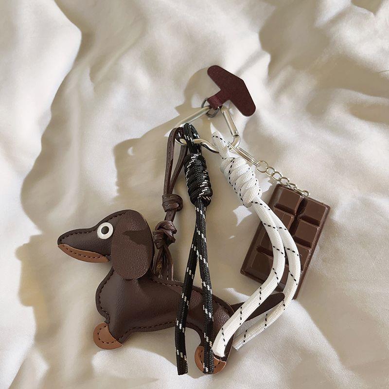 Dog-Shaped Charm Keychain Kalsten
