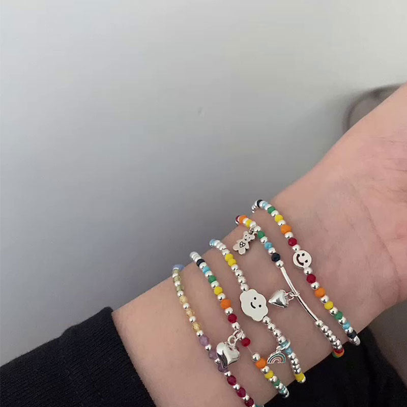 Colorful Charm Beaded Bracelet Kalsten
