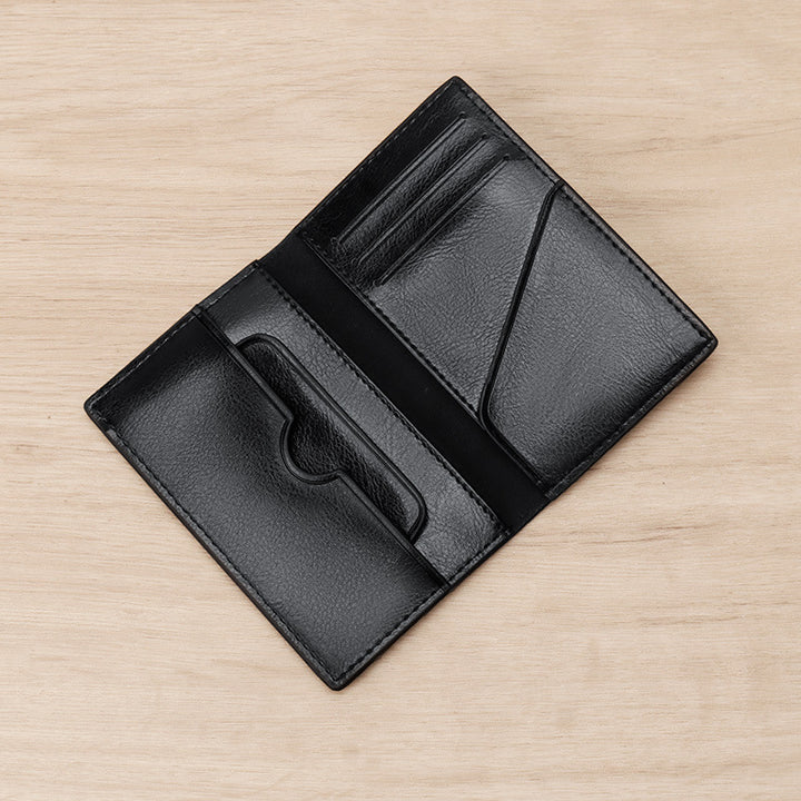Premium Leather Vertical Card Holder kalsten