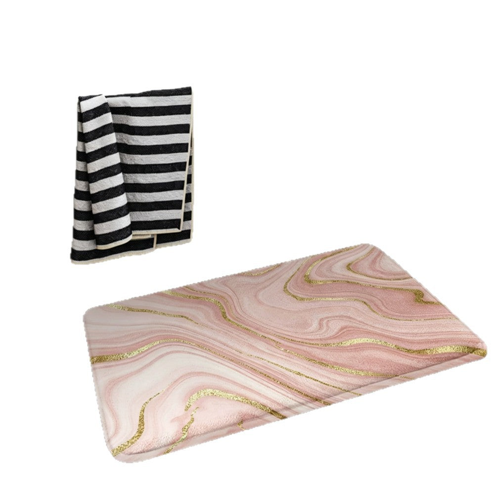 Coastal Nautical Bath Mat Kalsten