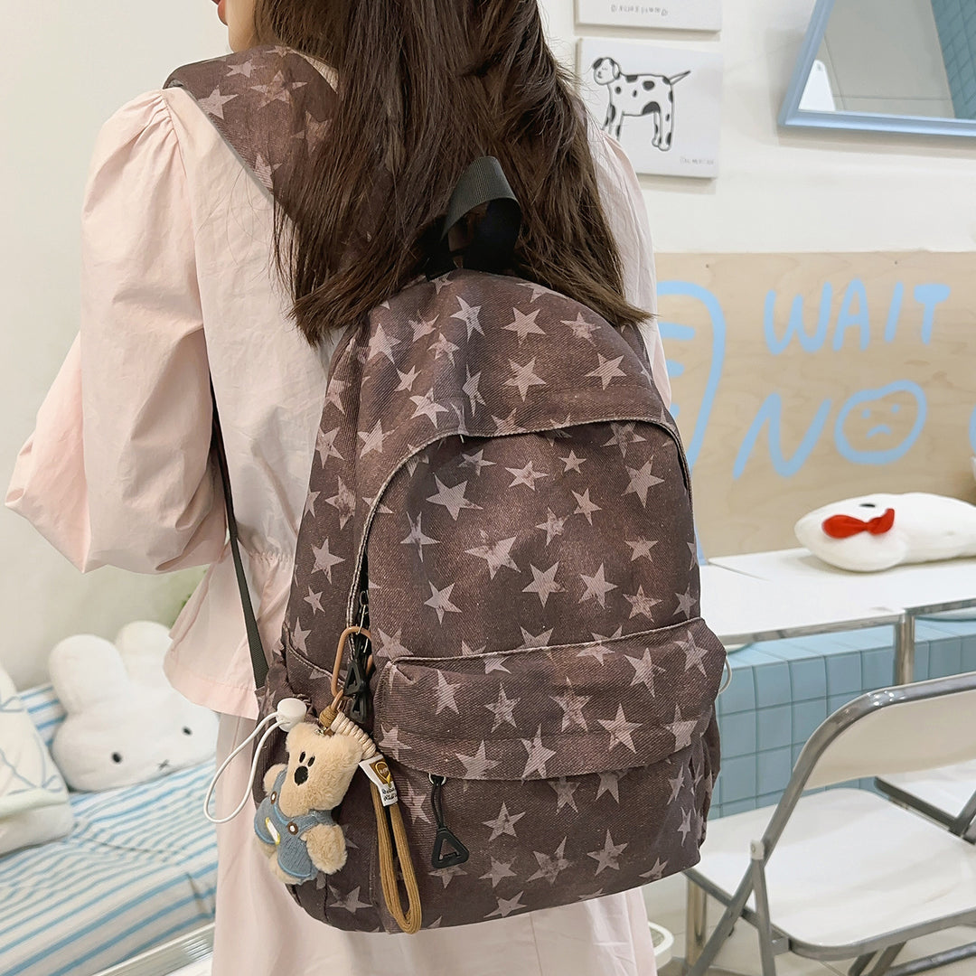 Casual Star-Print Backpack Kalsten 1791205441