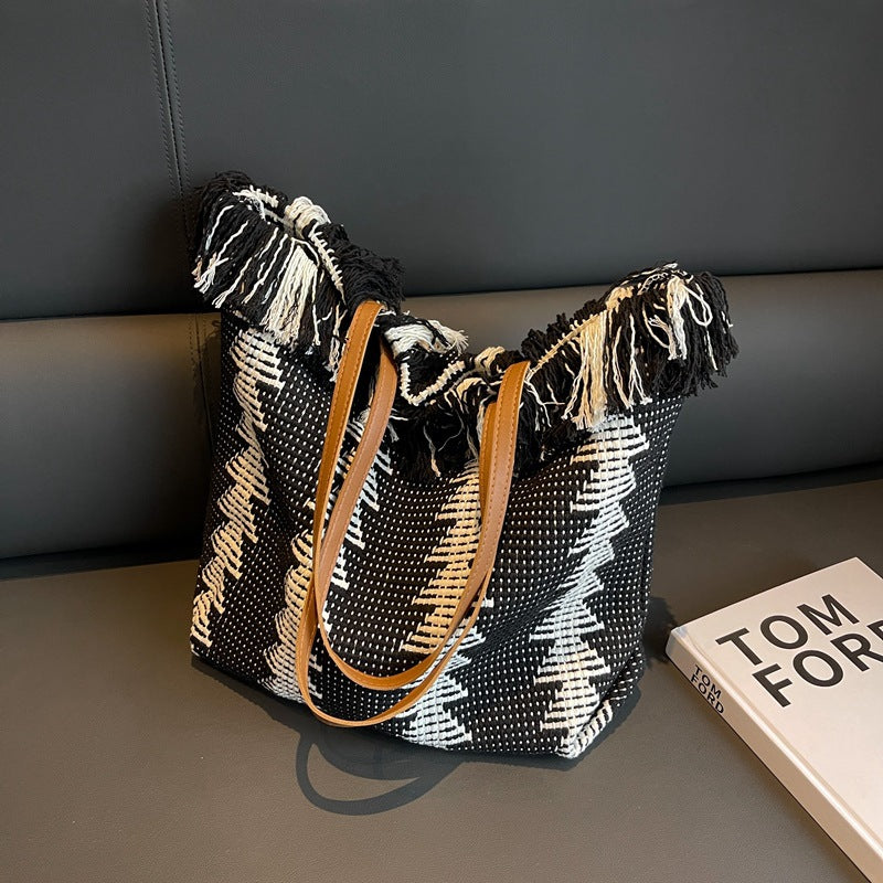 Bohemian Handwoven Tote Bag