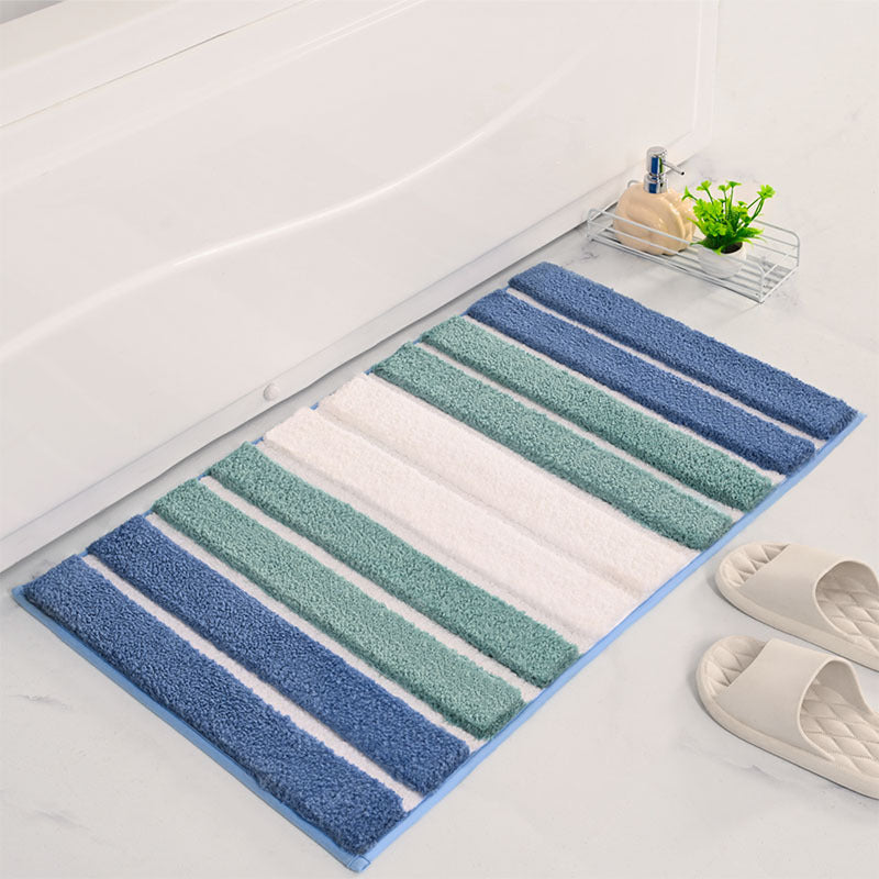 Luxury Striped Soft Bathroom Rug Kalsten