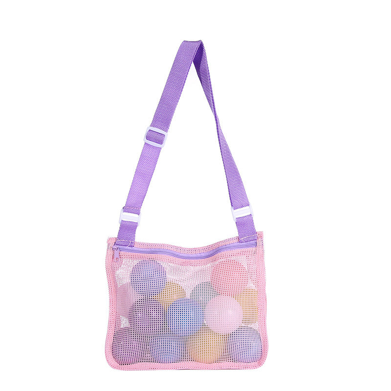 Versatile Beach Bag In Airy Mesh Design Kalsten