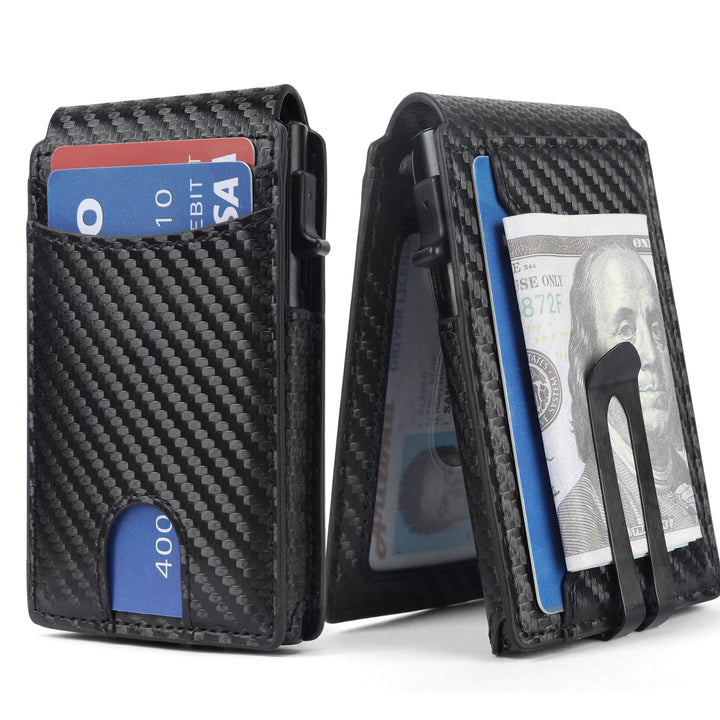Carbon Fiber RFID Secure Slim Cardholder Kalsten