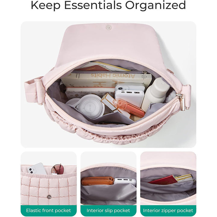 Padded shoulder bag with stylish design Kalsten