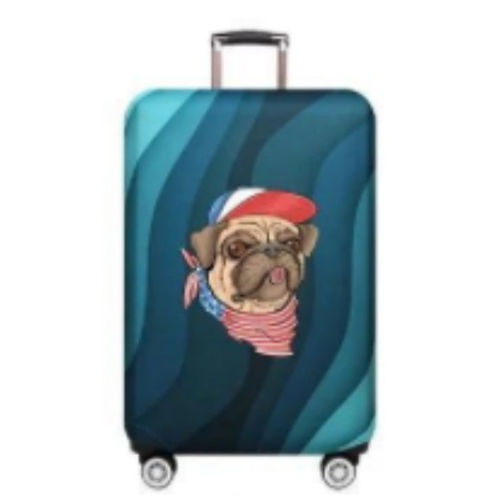Ladies Hard Shell Suitcase with Playful Animal Design Kalsten