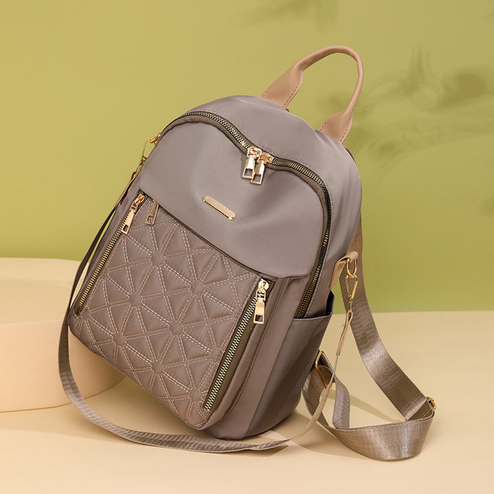 Quilted Multi-Compartment Backpack Kalsten