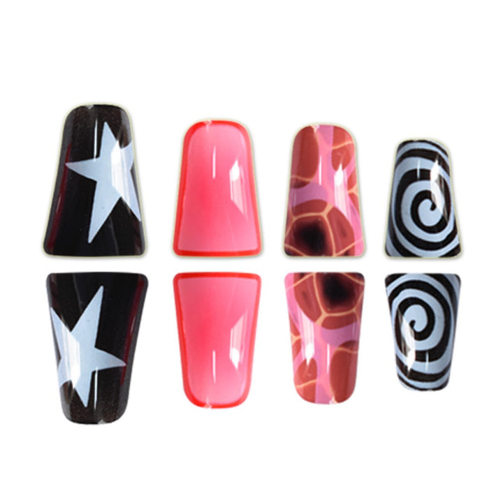 Creative Abstract Nail Art Extensions Kalsten
