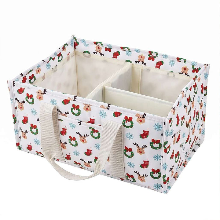 Versatile storage basket with compartments and charming animal motif Kalsten