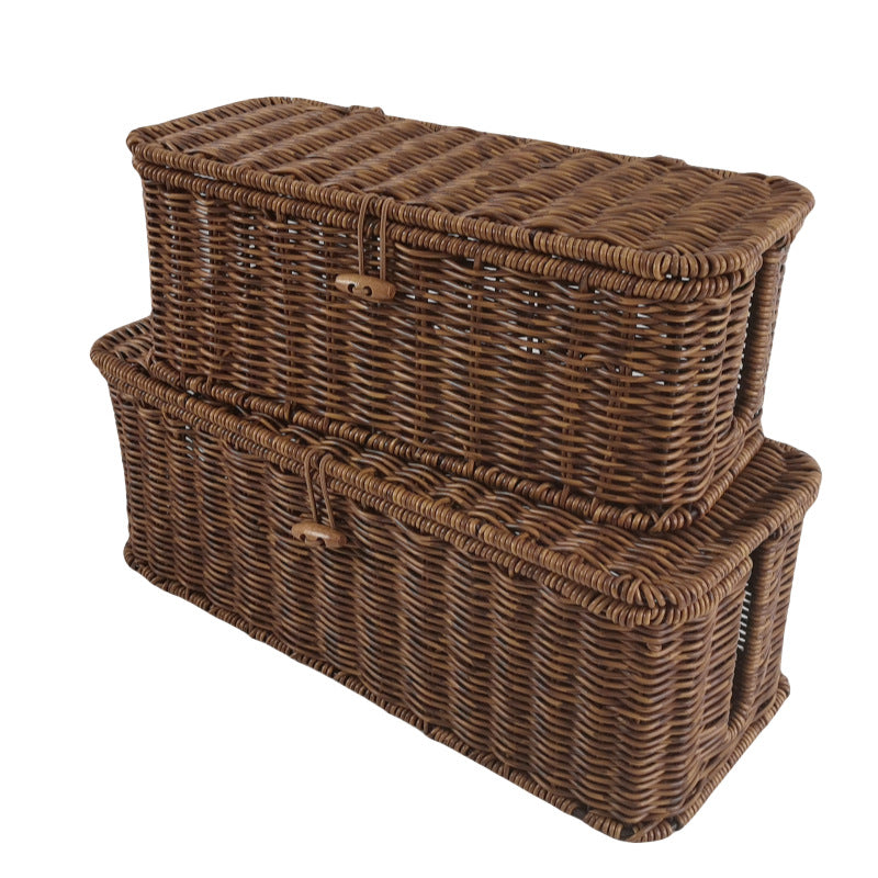 Handcrafted Wicker Storage Bins Kalsten