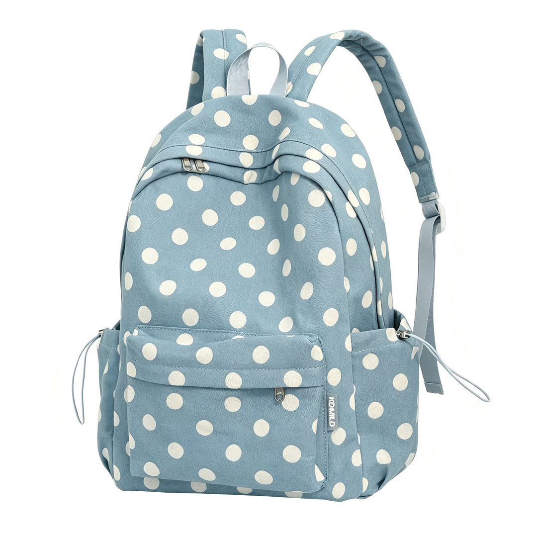 Casual Polka Dot School Backpack Kalsten