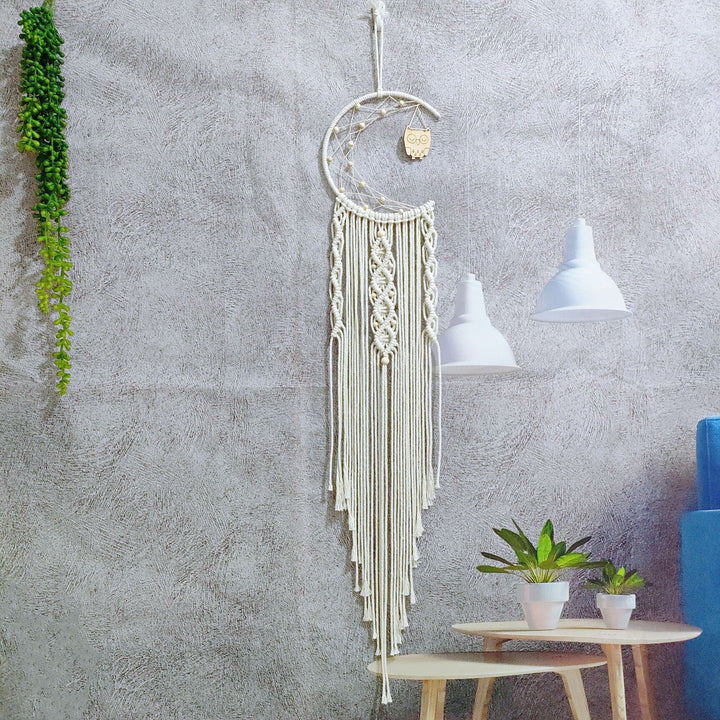 Macramé Moon Wall Hanging Kalsten