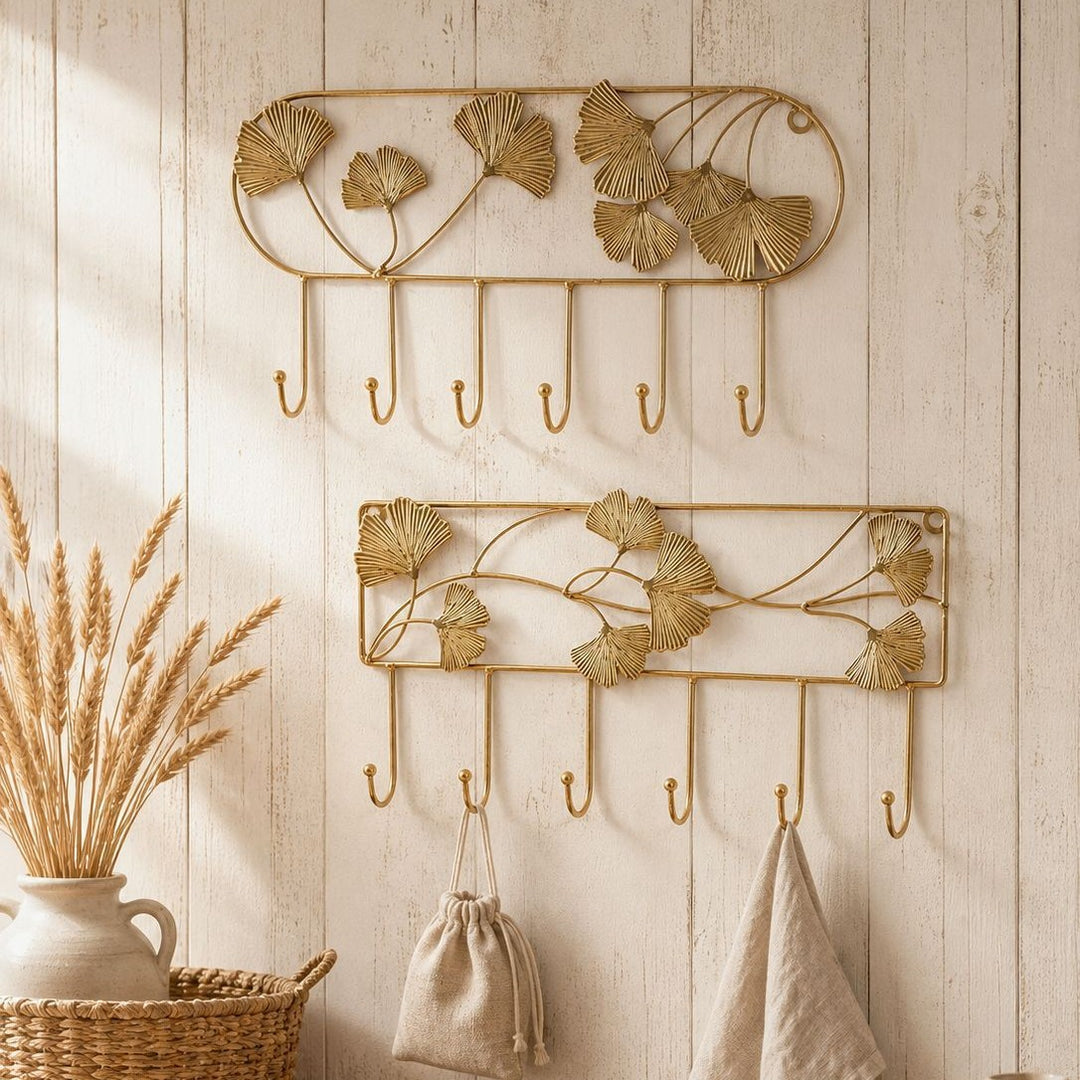Floral Wall Hook Organizer