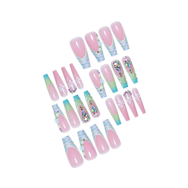 Premium Decorative Press-On Nail Art Kalsten