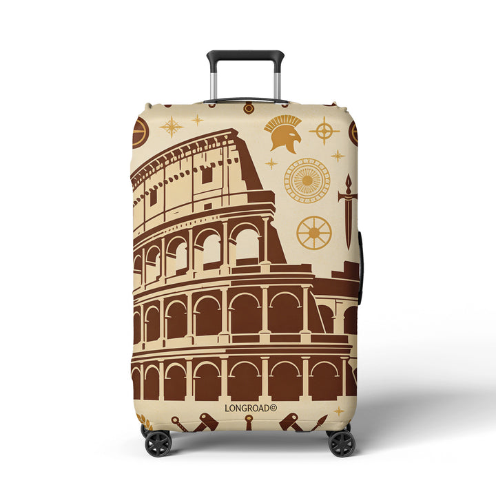 Women's Travel Trolley Kalsten  with elegant baroque pattern