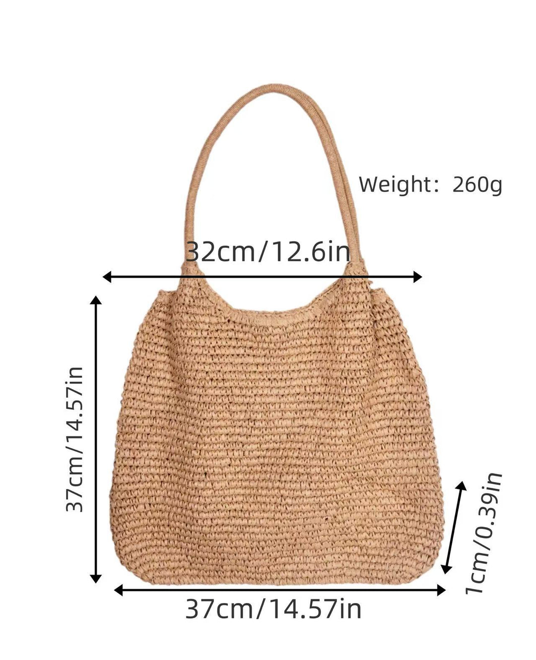 Handcrafted mesh tote Kalsten