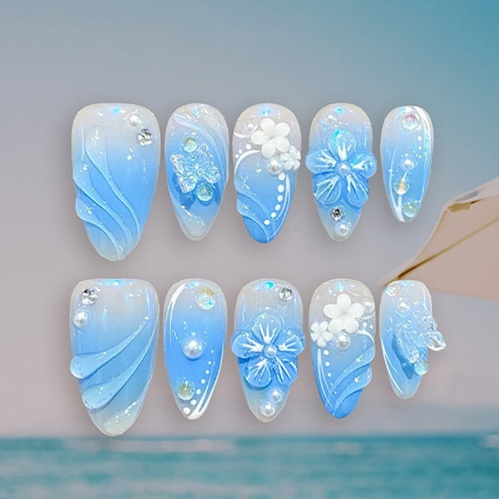 Creative nail art set with maritime accents Kalsten