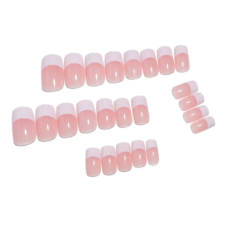 Artificial nail tips with elegant French design Kalsten