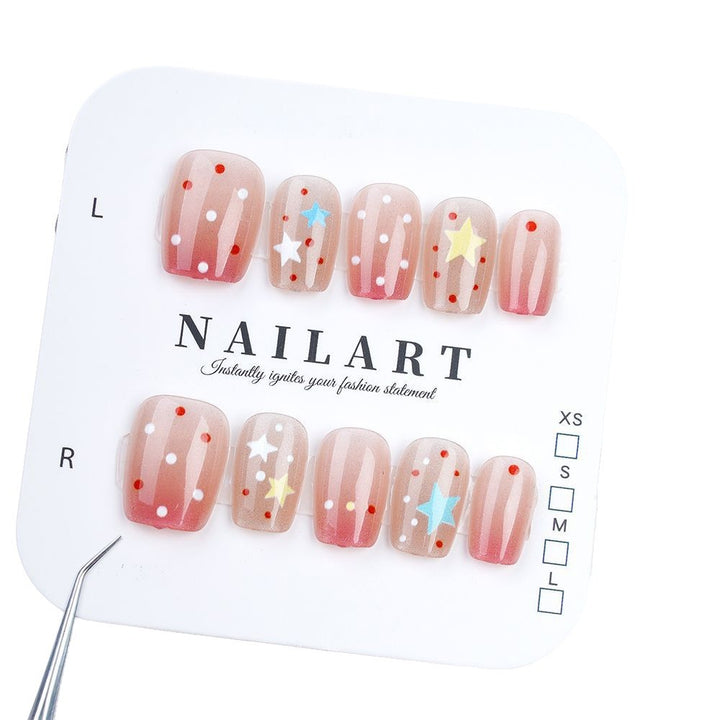 Starry Gradient Press-On Nail Set Kalsten