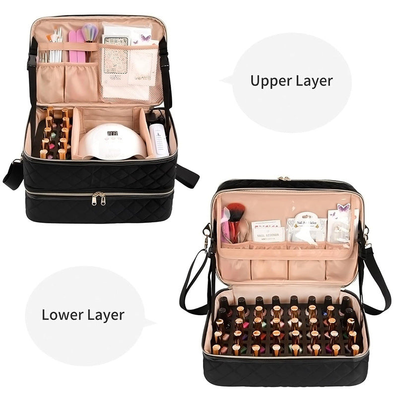 Elegant cosmetic organizer with multiple compartments Kalsten