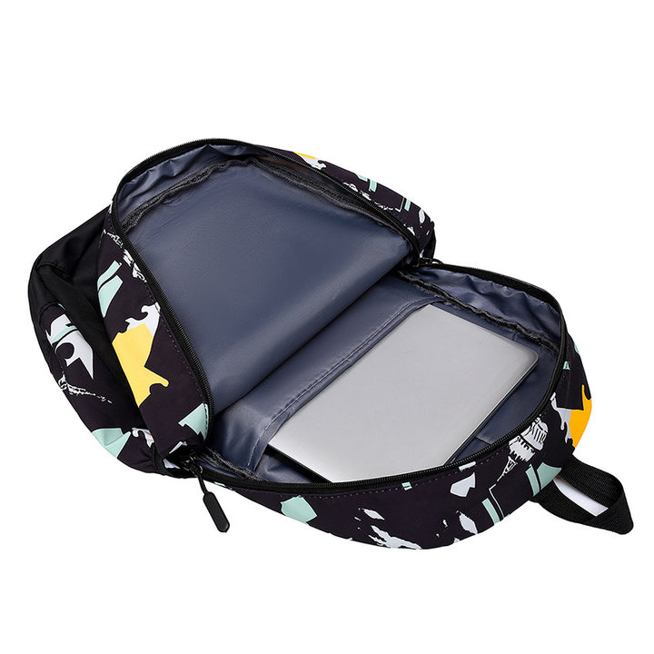 School backpack with multiple compartments and matching accessories Kalsten