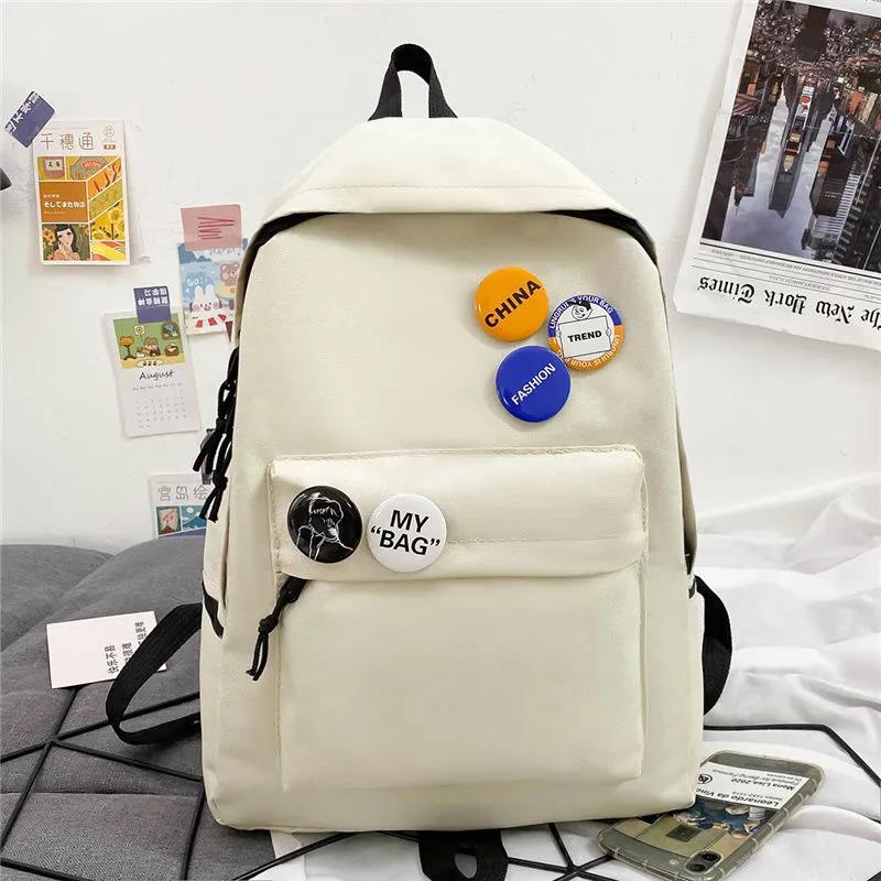 Backpack with Creative Badge Design Kalsten