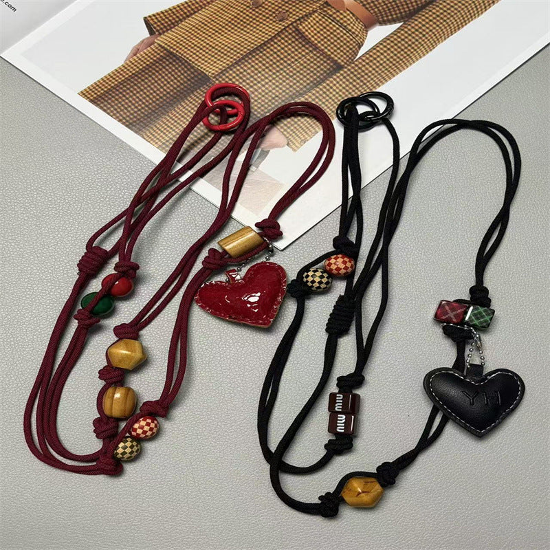 Handmade Heart Pendant Eyewear Lanyard Kalsten