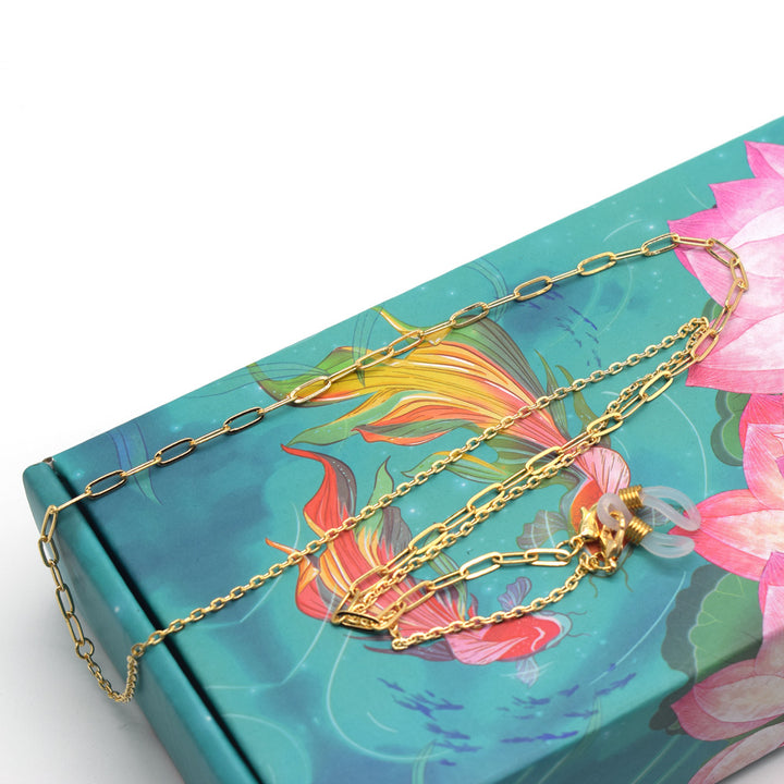 Fashion-Forward Metal Eyewear Chain Kalsten