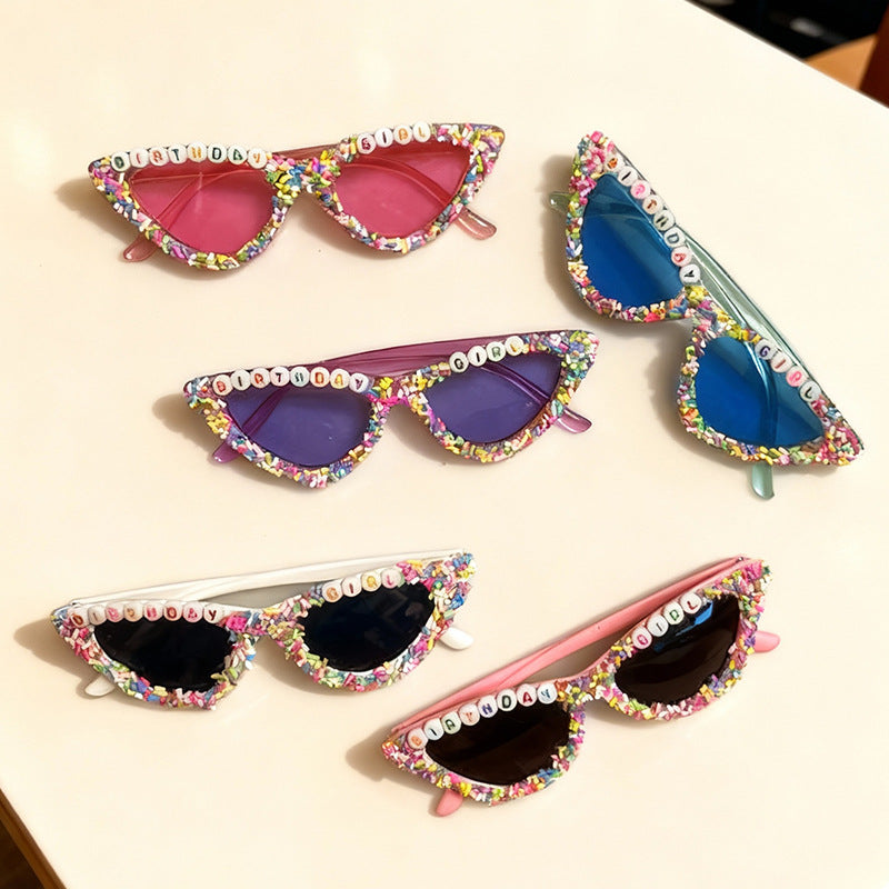 Fun-Themed Cat-Eye Sunglasses Kalsten