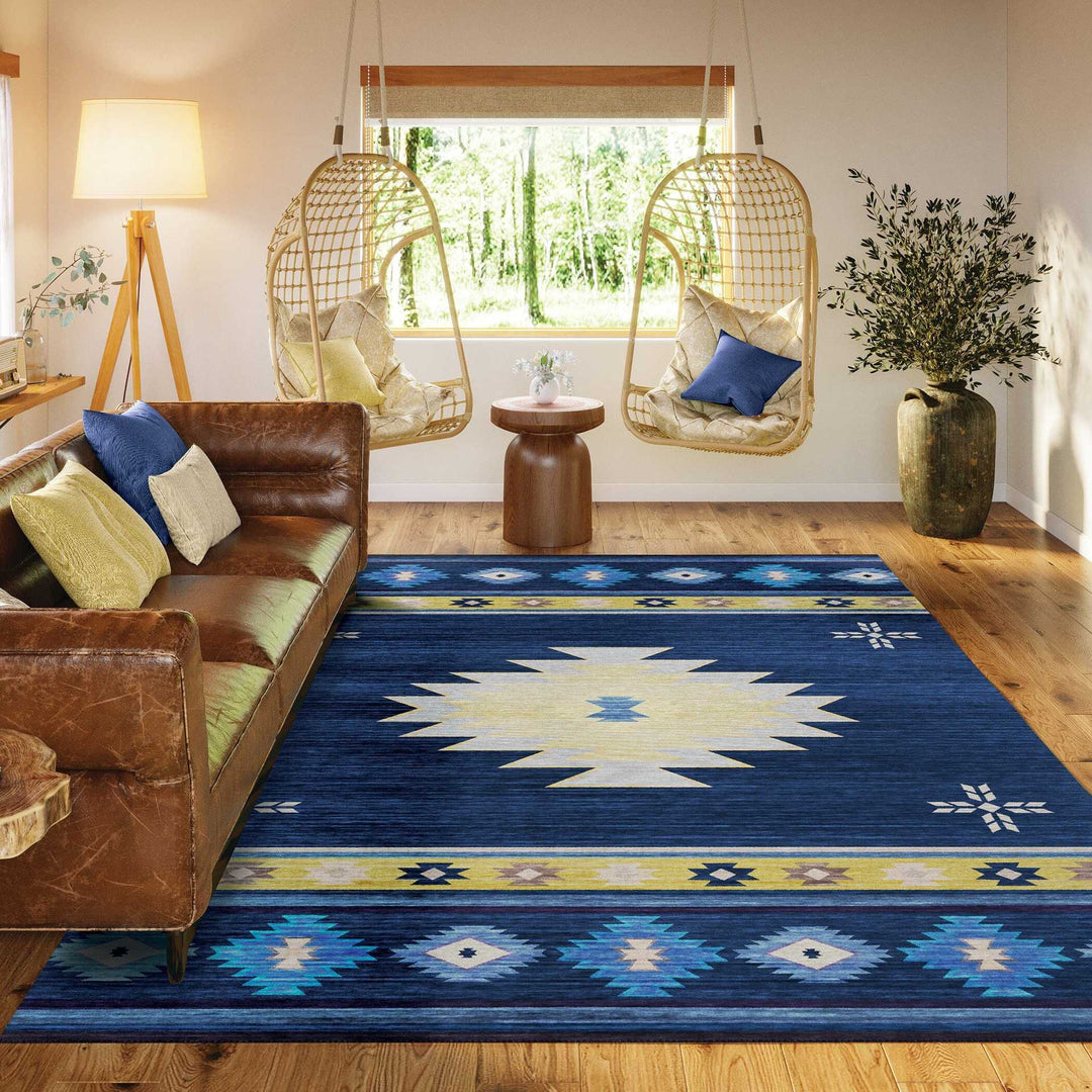 Native-Inspired Geometric Area Rug